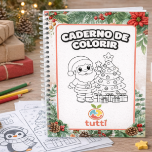 Caderno de Colorir tema Natal- Editável