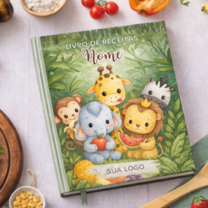 Livro de Receitas Tema Infantil – Editável