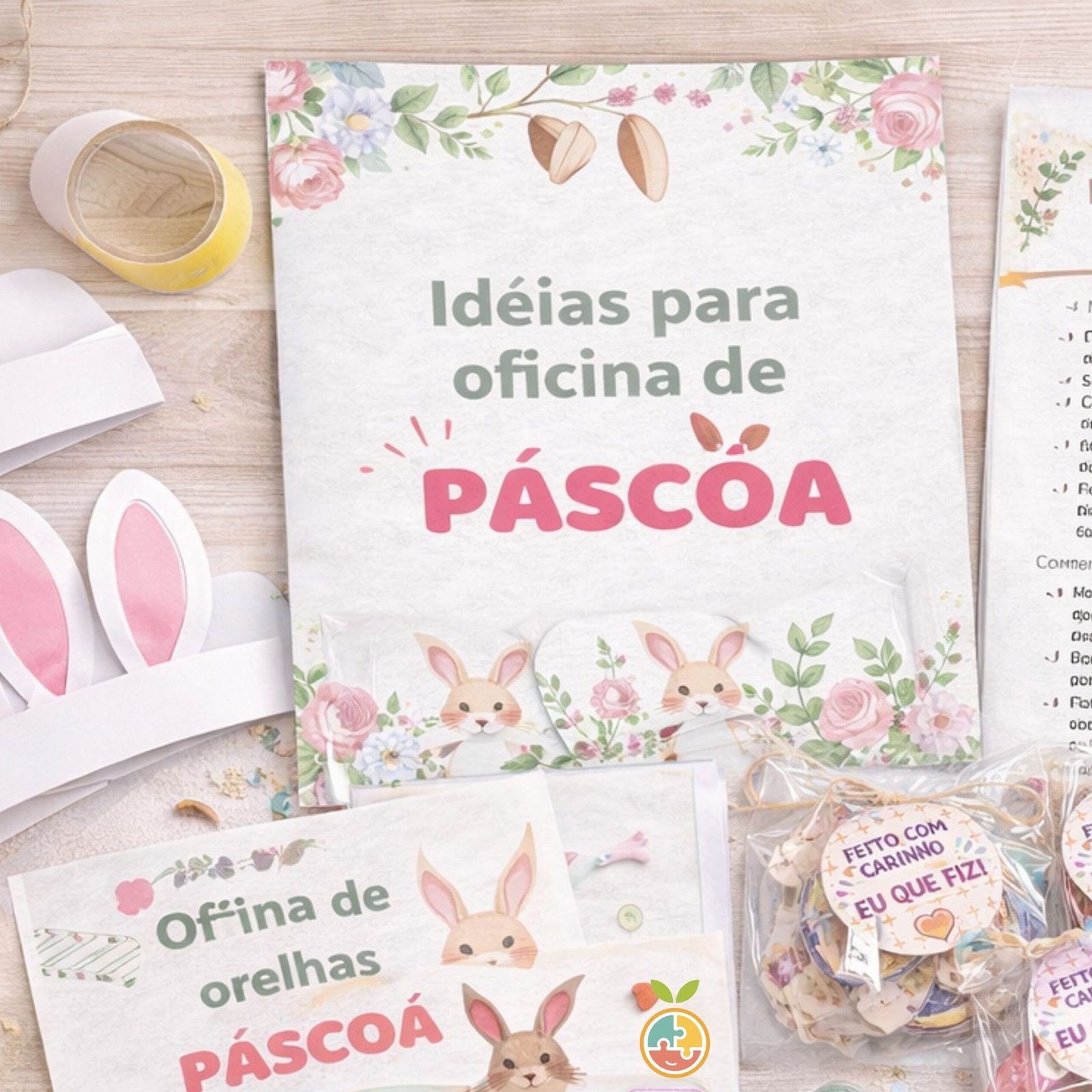 Oficinas de Páscoa (editável)