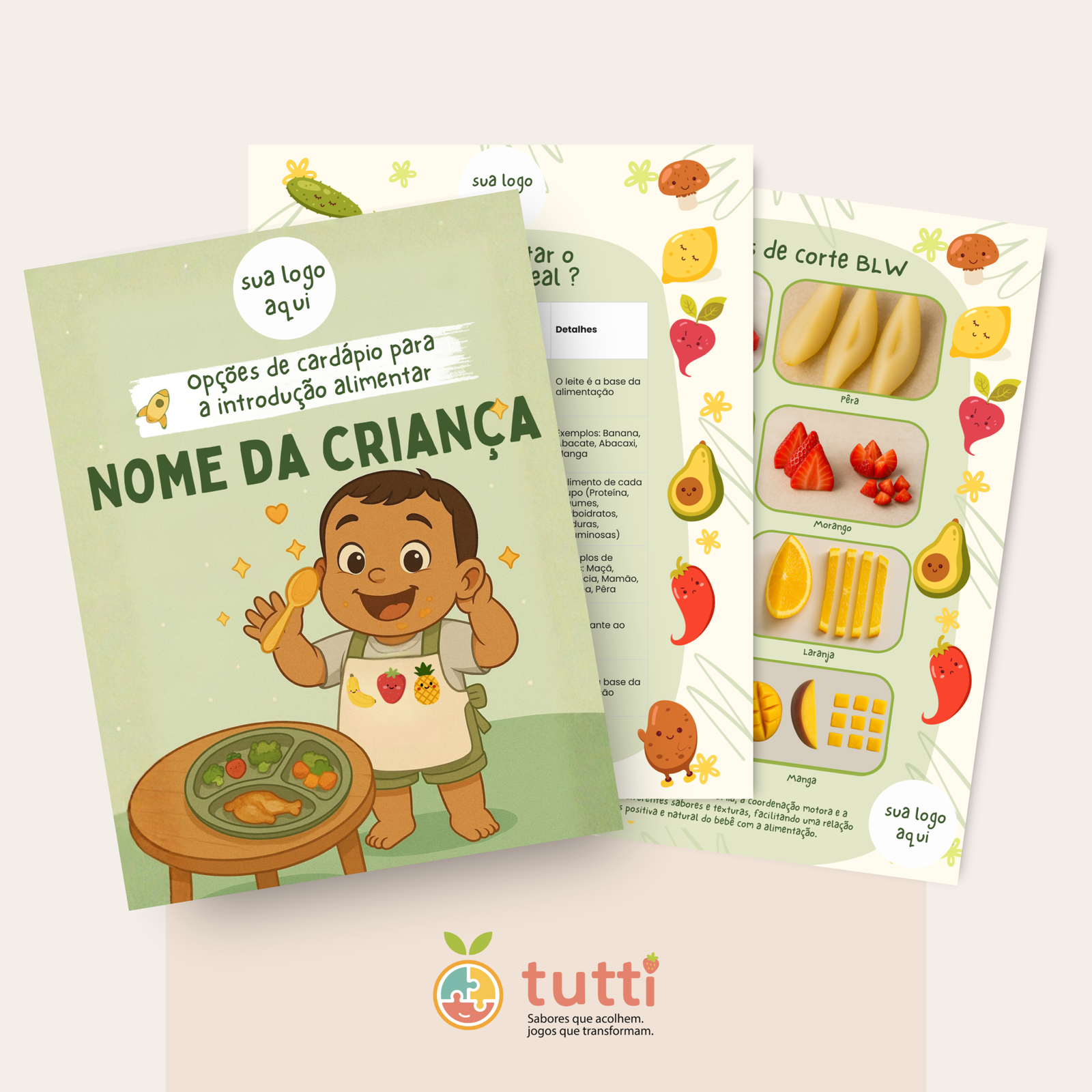 Cardápio Introdução Alimentar (editável)