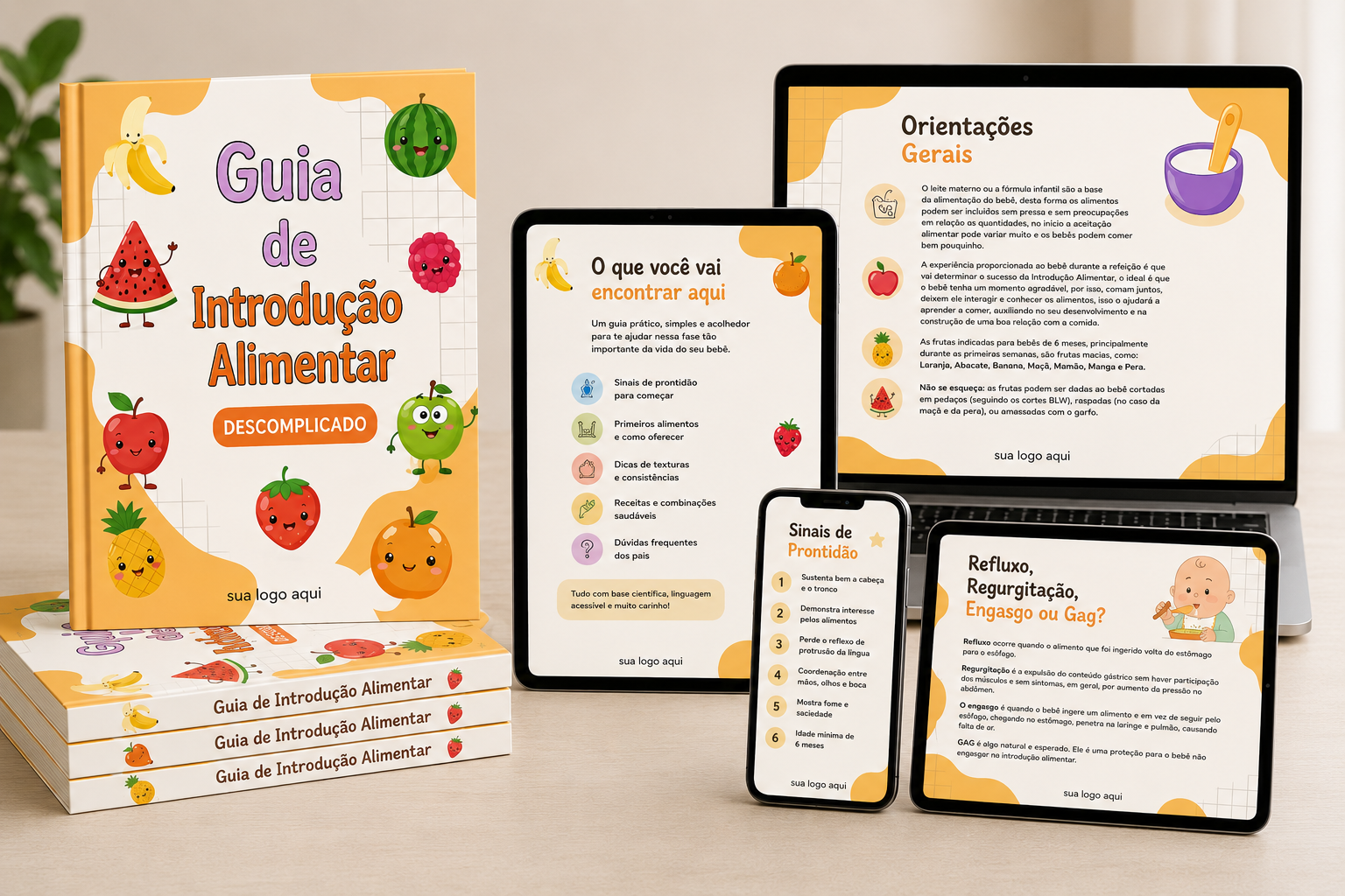 Guia Introdução alimentar - Completo e editável
