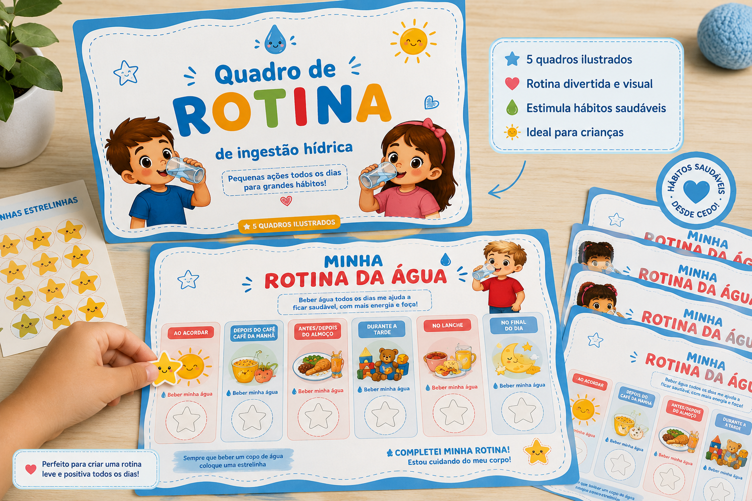 Quadro de Rotina de Ingestão de Água