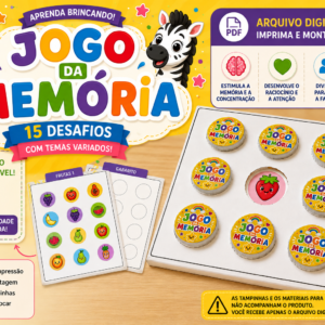 Jogo da Memória das Tampinhas